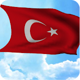 3D Turkey Flag Wallpaper Free icon