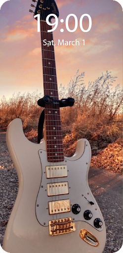 Guitar Live Wallpaper Parallax Screen 2