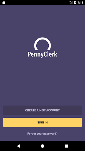 Android application PennyClerk screenshort