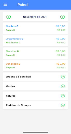 RecibosOrçamentos - Recibos, O Screen 2