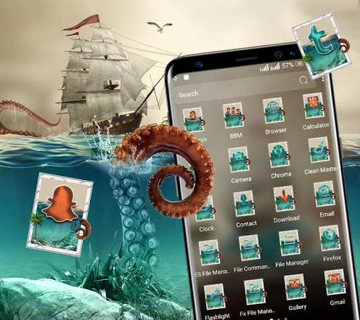 Fantasy Book Launcher Theme Screen 2