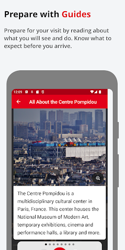 Centre Pompidou Accessibility Screen 2