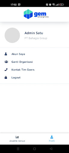 GEM Analytics App by Goers Screen 3