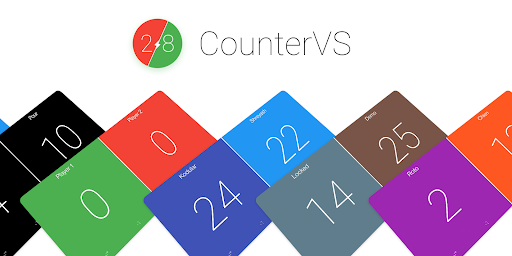 Android application CounterVS 2 players scoreboard screenshort