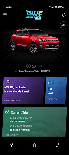 Android application Bluesense Plus screenshort