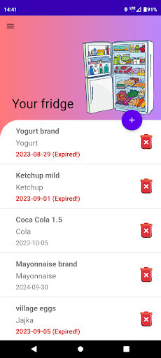 Android application Expiry Date Guard screenshort