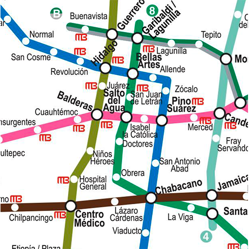 Top 96+ imagen mexico city metro map app