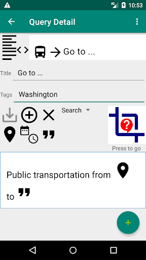 MyQueries Screen 2