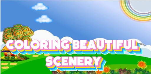 Android application coloring beautiful scenery screenshort