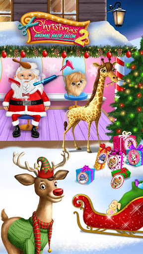 Christmas Animal Hair Salon 2  screenshots 2