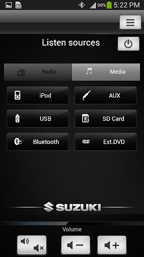 Suzuki Remote Control App Screen 3