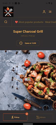 Android application Super Charcoal Grill screenshort