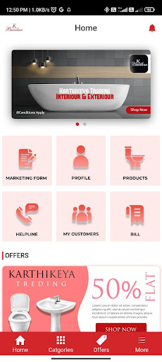 Android application Karthikeya Trading screenshort
