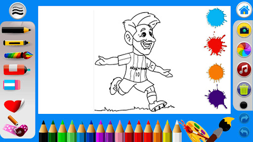 Messi Coloring Book football