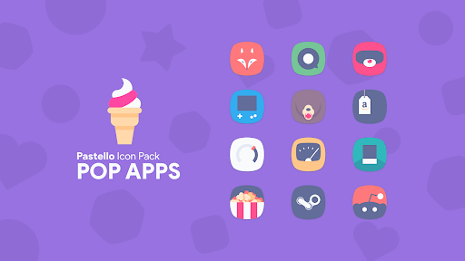 Android application Pastello: Pastel Icon Pack screenshort