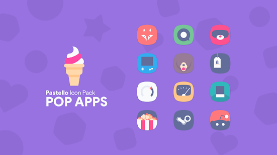 פסטלו: Pastel Icon Pack צילום מסך