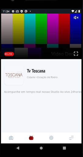 Toscana Rádio Web Screen 2