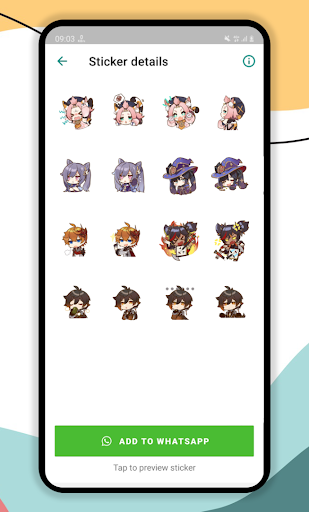 My Genshin Stickers Screen 2