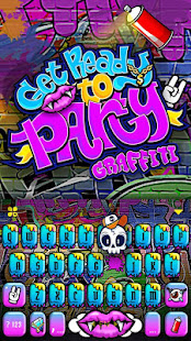 Party Graffiti Keyboard Theme 6.0.1213_9 screenshots 3