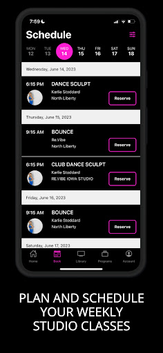 Re.Vibe Fitness Hub Screen 3
