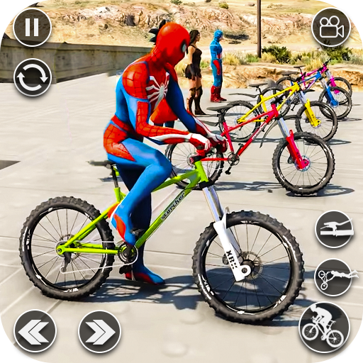 BMX Cycle Race Superhero Games Apps on Google Play
