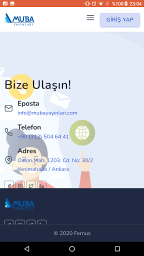 Android application OkulBurada screenshort