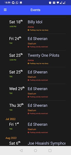 Wembley Event Days Screen 3