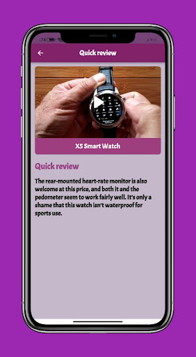 X5 Smart Watch Guide Screen 2