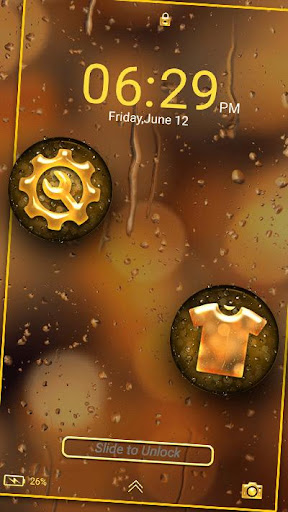 Glass Bokeh Water Drop Theme Screen 3