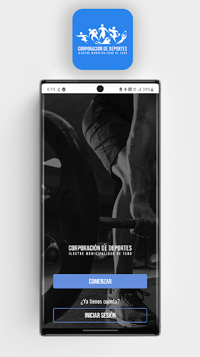 Android application Corporación de deportes Teno screenshort