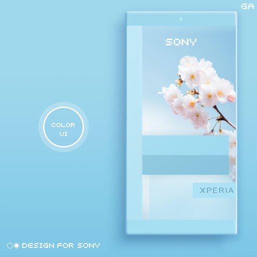 XPERIA Plus | Theme BLUE Screen 2