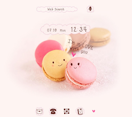 Android application Wallpaper-Macaron Crescent- screenshort