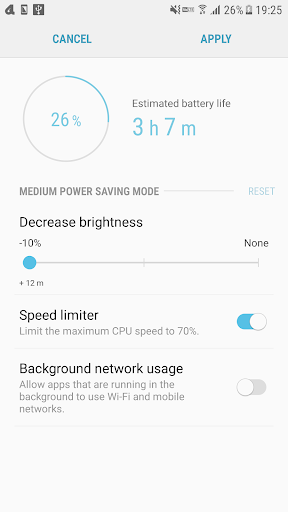 Android application Battery Saving Shortcut screenshort