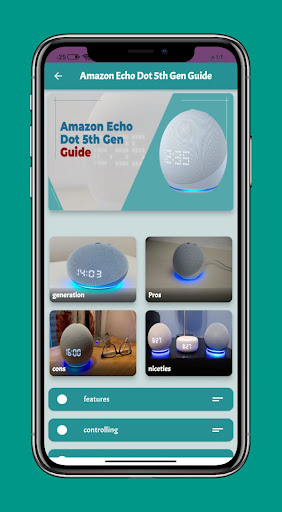 Android application Amazon Echo Dot 5th Gen Guide screenshort