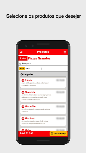 Cinque Pizzas Screen 2