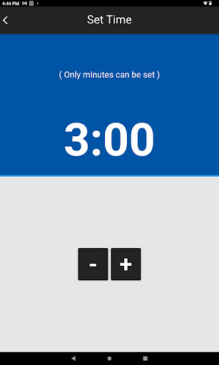 1-Button Timer Screen 2