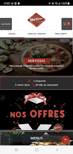 DELICES PIZZA VERNON Screen 2