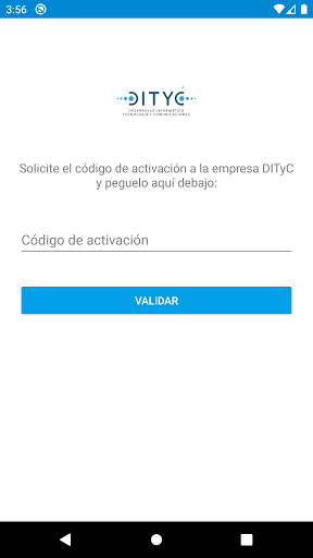 Android application DITyC Instaladores screenshort