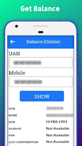 Screenshot 8 PF Balance, UAN, KYC Passbook android