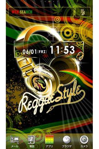 Android application Reggae Style for +HOMEきせかえテーマ screenshort