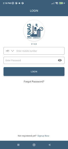 Unag Connect Screen 2
