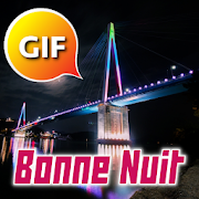 French Good Night & Sweet Dreams Gif Images