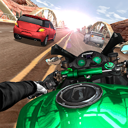 Imaginea pictogramei Moto Rider In Traffic