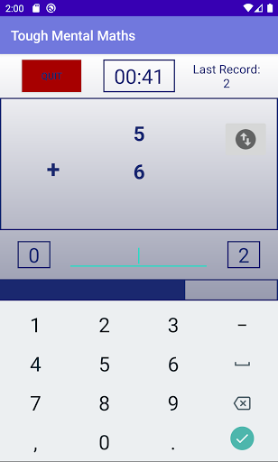 Android application Math Brain Training Tests - 9 screenshort