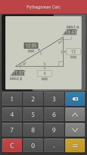 Pythagorean Calc Screen 3
