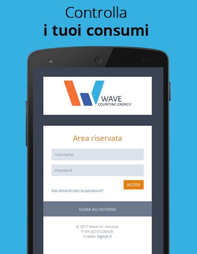 Android application Wave Save screenshort