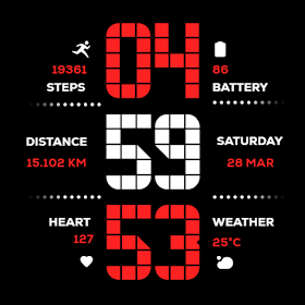 Matrix Digital WatchFace