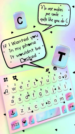 Dainty Colors Keyboard Theme Screen 2