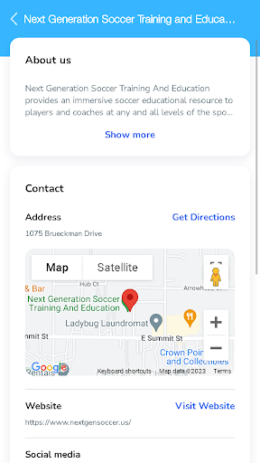 Android application Next Gen Soccer screenshort