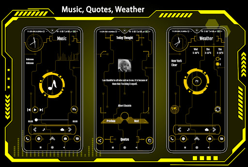 Screenshot of Hi-tech newest launcher